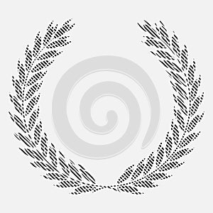 Icon laurel wreath, spotrs design