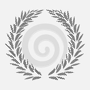 Icon laurel wreath, spotrs design