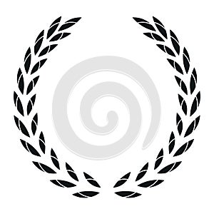 Icon laurel wreath, spotrs design - original illustration