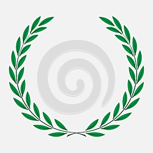 Icon laurel wreath, spotrs design - vector