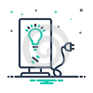 Mix icon for Lightbox, advertising and digital