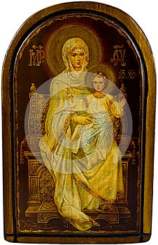 Icon Mary and Christ
