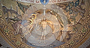 Icon mosaic Baptism of the Lord, Epiphany