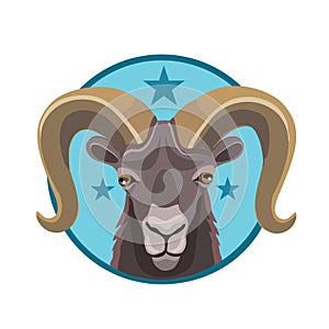 Icon mountain goat