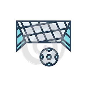 Color illustration icon for Net, mesh and snare