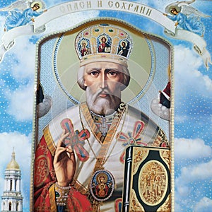 icon of Nicholas the Wonderworker church in Kiev
