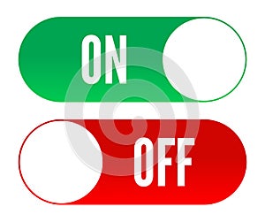 Icon on off illustration vector download