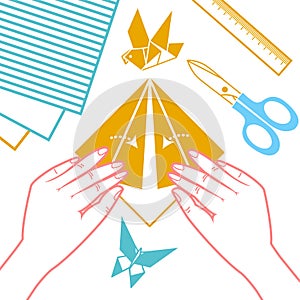 Icon of origami lessons