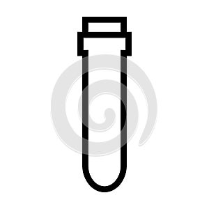 Icon Outline Bottle isolated on white background. Magic Potion in Flask. Vector illustration for your design, game, card, web.