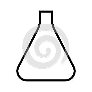 Icon Outline Bottle isolated on white background. Magic Potion in Flask. Vector illustration for your design, game, card, web.