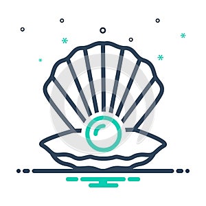 Mix icon for Pearl, jewel and oyster