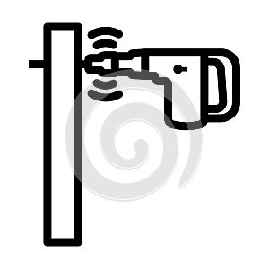 Icon Of Perforator Drilling Wall