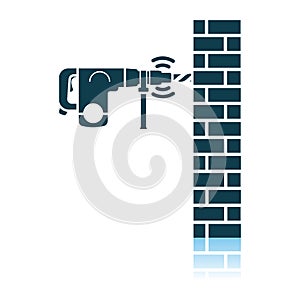 Icon Of Perforator Drilling Wall
