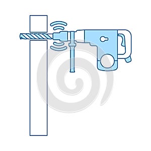 Icon Of Perforator Drilling Wall
