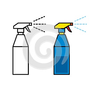 Icon of plastic spray bottle