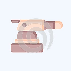 Icon Polishers. related to Construction symbol. flat style. simple design editable. simple illustration