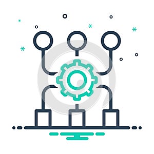 mix icon for Program-Algorithm, access and application