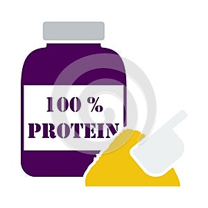 Icon Of Protein Conteiner