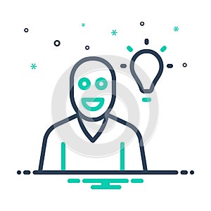 Mix icon for Realize, perceive and understand