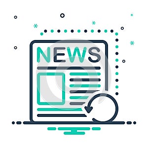 Mix icon for Recent, fresh and neoteric