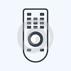 Icon Remote. suitable for Home symbol. glyph style. simple design editable. design template vector. simple symbol illustration