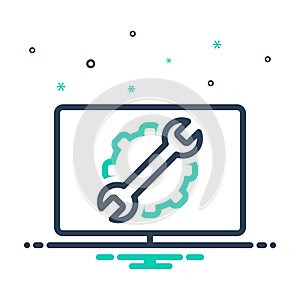 Mix icon for Repair, mending and remake