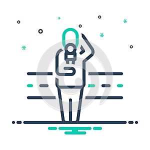 Mix icon for Reporter, correspondent and informa