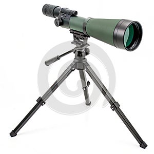 Observation on white background