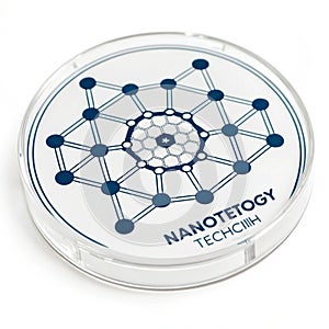 Nanotechnology icon isolated on white background
