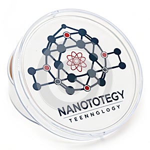 Nanotechnology icon isolated on white background