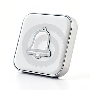 Notification isolated on white background