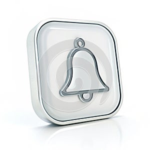 Notification isolated on white background