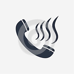 Hotline Communication Phone Call Vector Icon
