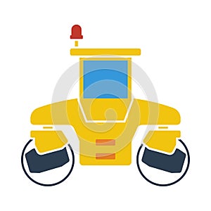 Icon Of Road Roller