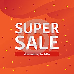 Icon Sale and special offer. 20% off. Vector illustration.