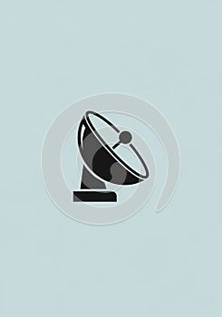 Icon of a satellite dish with