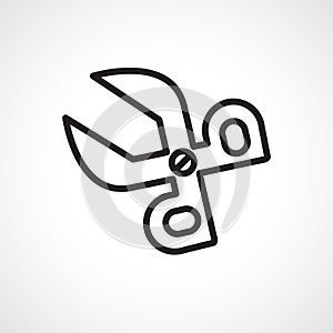 Icon scissors