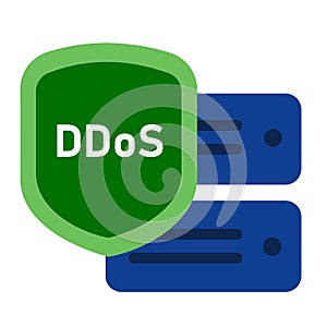icon server protection from DDOS distributed denial of service security from attack hacking photo