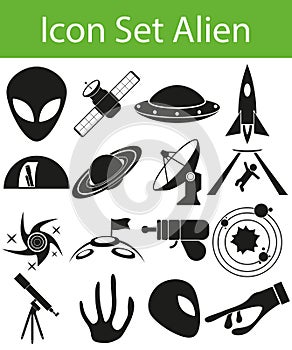 Icon Set Aliens