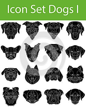 Icon Set Dogs I