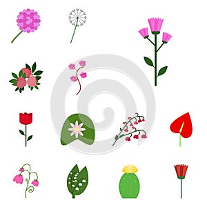 Icon set floret