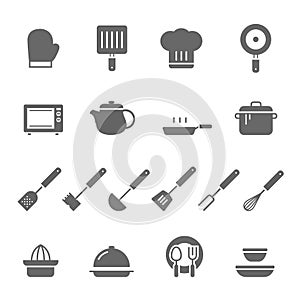 Icon set - kitchenware