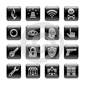 Icon Set on the Safeguard & Security Theme