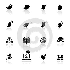 Icon set Social networks