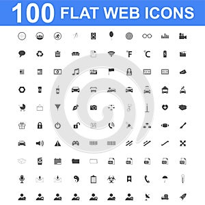 Icon set, Universal website, Construction, industry, Business, Medical, healthy and ecology icons.