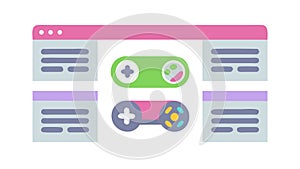 Icon Set: Website Development, Interface Design, and User Experience, vector design Generative AI