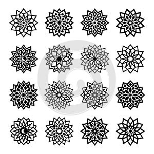 Islamic Pattern silhouettes