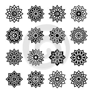Islamic Pattern silhouettes