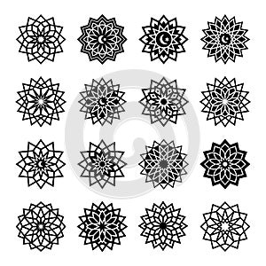 Islamic Pattern silhouettes