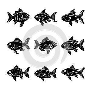 Fish Silhouette Bundle
